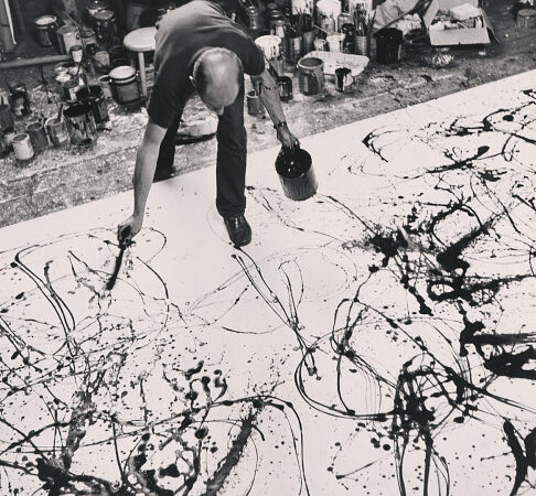 Jackson Pollock, 1950, National Portrait Gallery, Smithsonian Institution; gift of the Estate of Hans Namuth, © Hans Namuth Ltd