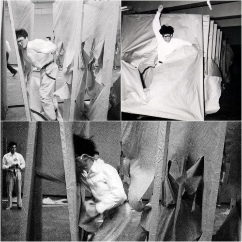Murakami Saburo, Passing Through, 2nd Gutai Art exhibition, 1956_cover