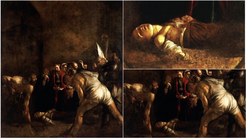 Caravaggio Seppellimento di Santa Lucia, Siracusa, cover by Alain, cover